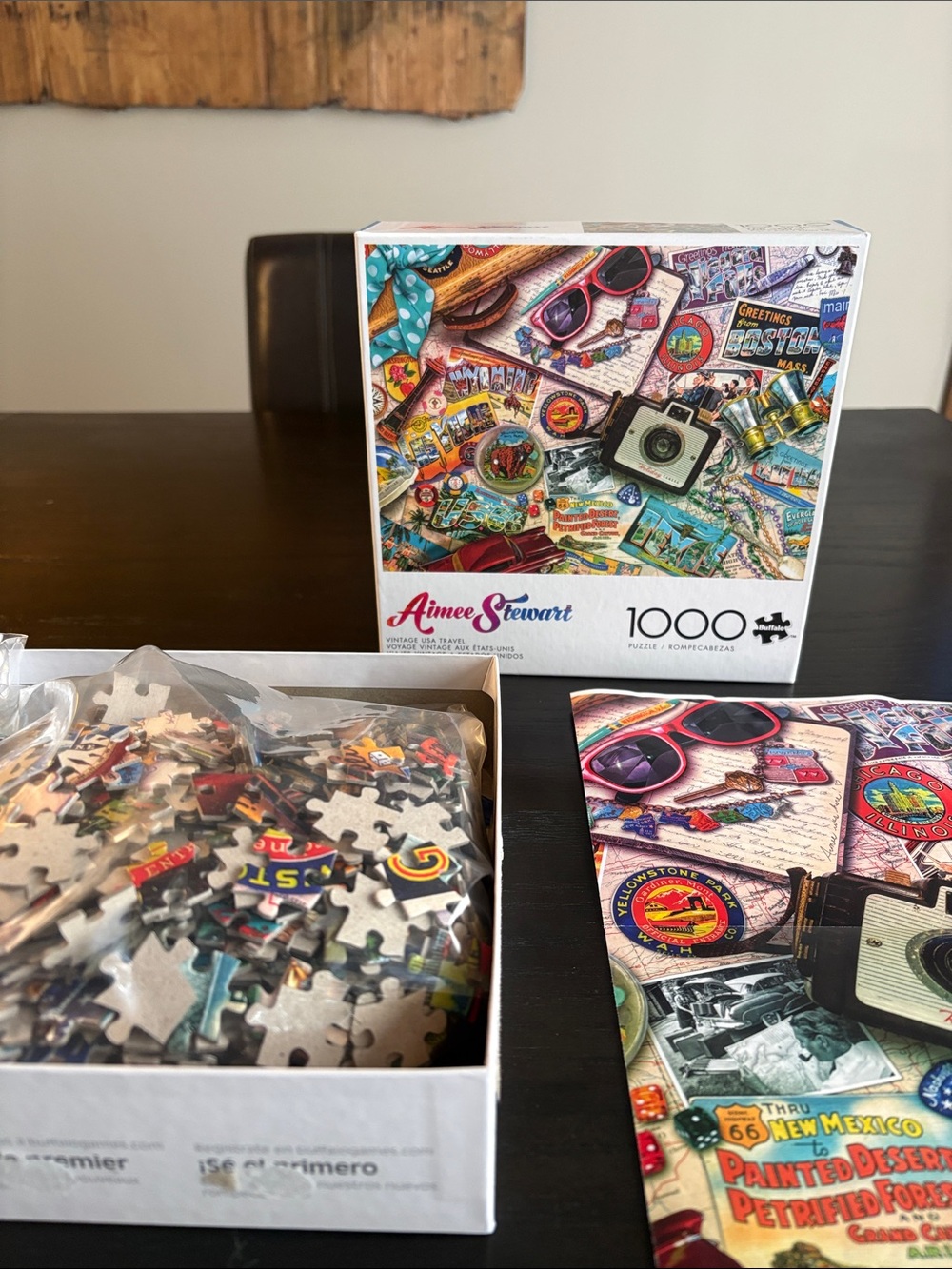 Lot. of TWO (2) Gorgeous Buffalo Games Aimee Stewart Jigsaw Puzzles 1,000 pieces - Picture 7 of 11